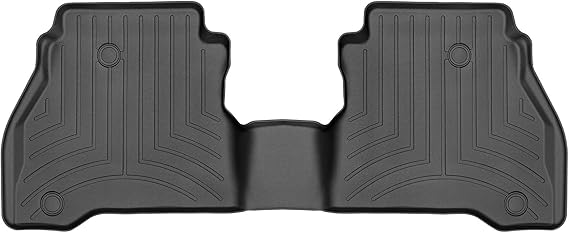 WeatherTech FloorLiner Rear Floor Mats (Black): Jeep Gladiator 2020 - 2025