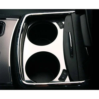American Car Craft Cup Holder Trim Plate (Polished): Dodge Charger R/T 2011 - 2014