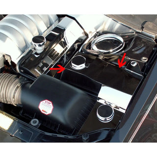 American Car Craft Water Tank / Power Steering Cover: 300C / Charger / Magnum 5.7L Hemi & 6.1L SRT8 2005 - 2010