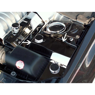American Car Craft Water Tank / Power Steering Cover: 300C / Charger / Magnum 5.7L Hemi & 6.1L SRT8 2005 - 2010