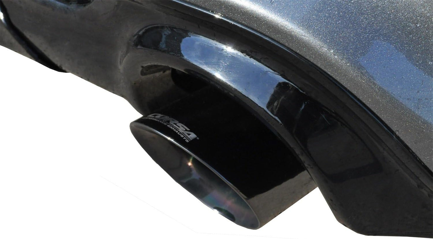 Corsa Sport Cat-Back Exhaust (Black): Jeep Grand Cherokee 6.4L SRT 2012 - 2021