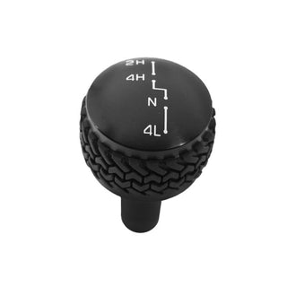 DV8 Offroad Black Shift Knob: Jeep Wrangler (2007-2017) / Wrangler JK (2018)