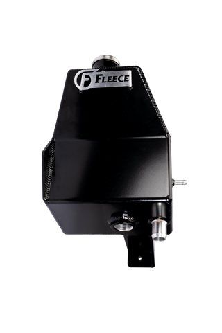 Fleece Performance Replacement Coolant Tank: Ram 2500 / 3500 2013-2018 6.7L Diesel - Gloss Black