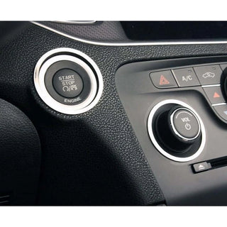 American Car Craft Dash Trim Rings (Start/Volume/Tuner): Dodge Charger R/T 2011 - 2014