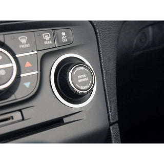 American Car Craft Dash Trim Rings (Start/Volume/Tuner): Dodge Charger R/T 2011 - 2014