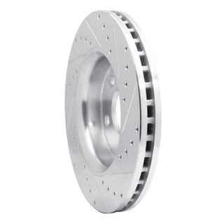 R1 Concepts Drilled & Slotted Brake Rotor (FRONT LEFT): Dodge Durango 2011-2026 / Jeep Grand Cherokee 2011-2026