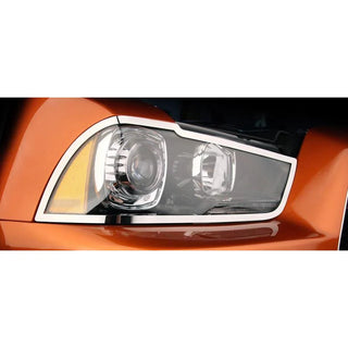 American Car Craft Headlight Trim Rings (Polished): Dodge Charger R/T 2011 - 2014