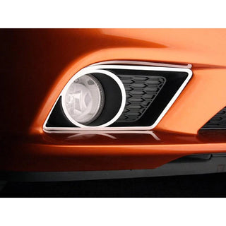 American Car Craft Fog Light Trim Rings (Polished): Dodge Charger R/T 2011 - 2014
