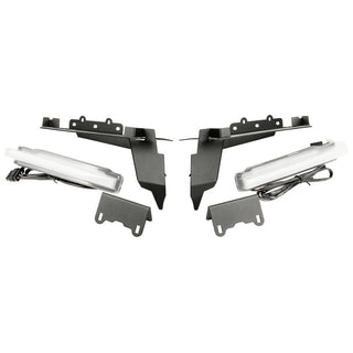 Rugged Ridge Chop Brackets Front Fender w/ DRLs (FRONT): Jeep Wrangler JL/JT 2018-2026 Rubicon