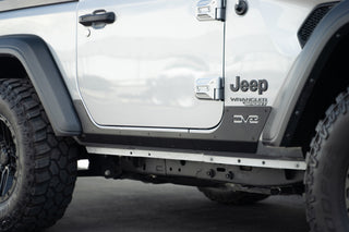 DV8 Offroad Rock Skins 2-Door: Jeep Wrangler JL 2018-26 - Black
