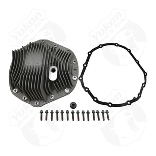 Yukon Gear & Axle Finned Aluminum Diff Cover: Fits Dodge Ram 2003-2016 5.7L/6.4L/6.7L Diesel