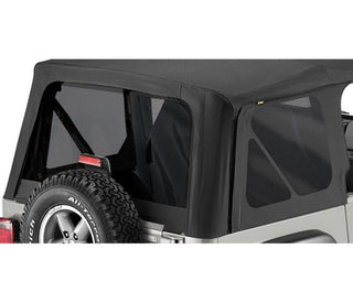 Bestop Window Set Tinted (F&R): Jeep Wrangler TJ 2003-2006 4.0L I6 - Black Diamond