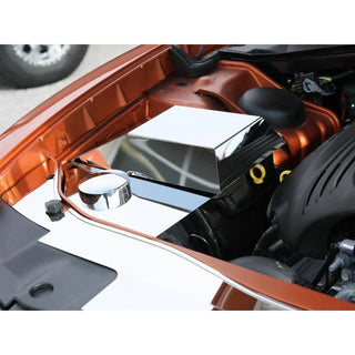 American Car Craft Polished Fuse Box / ABS Cover w/ Cap: Dodge Charger R/T 2011 - 2014