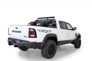 Addictive Desert Designs Stealth Fighter Chase Rack w/ 50" Light Bar Mount: Ram 1500 TRX (2019-2024) - Hammer Black