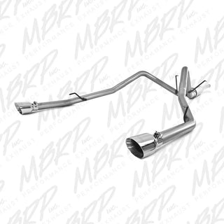 MBRP Cat-Back 3" Dual Split Rear (through stock bumper) Exhaust: Dodge Ram 5.7L Hemi 2009 - 2010 / Ram 5.7L Hemi 2011 - 2018