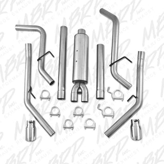 MBRP Cat-Back 3" Dual Split Rear (through stock bumper) Exhaust: Dodge Ram 5.7L Hemi 2009 - 2010 / Ram 5.7L Hemi 2011 - 2018
