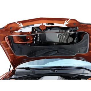 American Car Craft Polished Upper Hood Cap: Dodge Charger R/T 2011 - 2014