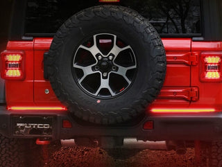 Putco 18in Split Blade LED Tailgate Light Bar (PAIR): Fits Most Jeep Wrangler / Ram 1500 Models (2018-2026)
