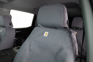 Covercraft 19-24 Dodge Ram 1500 Carhartt SeatSaver Custom Second Row Seat Covers - Gravel