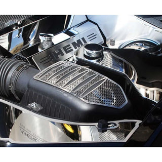 American Car Craft Perforated Air Box Cover: Chrysler 300 / Dodge Charger 2011 - 2024