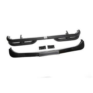 Rugged Ridge 3in Double Tube Rear Bumper: Jeep Wrangler 2007-2018 3.8L/3.6L V6 2.0L Turbo