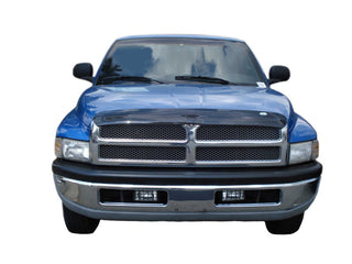 AVS High Profile Acrylic Bugflector II Hood Shield (Smoke): Dodge RAM 1500 1994 - 2001