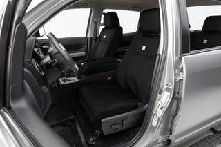 Covercraft Black Super Dux PrecisionFit Custom Front Row Seat Covers: Dodge Durango 2021-2024