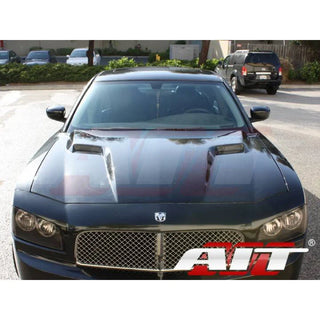 AIT Racing Challenger Style Functional Cooling Hood: Dodge Charger 2006 - 2010