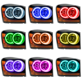 Oracle Dodge Durango 04-06 Halo Kit - ColorSHIFT w/ 2.0 Controller
