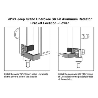 Mishimoto Aluminum Radiator: Dodge Durango / Jeep Grand Cherokee 2011 - 2025 (3.6L V6, 5.7L Hemi & 6.4L SRT)