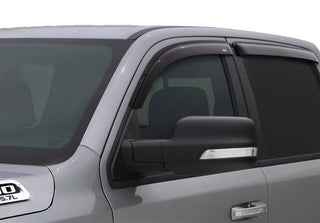 AVS Ventvisor Outside Mount Window Deflectors (4PC, Smoke): RAM 1500 Quad Cab 2019 - 2025