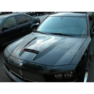 AIT Racing SRT Style Functional Cooling Hood: Dodge Charger 2006 - 2010