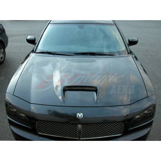 AIT Racing SRT Style Functional Cooling Hood: Dodge Charger 2006 - 2010
