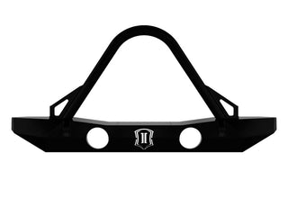 ICON Pro Series Mid Width Front Bumper (FRONT): Jeep Wrangler JK 2007-2018 w/ Stinger and Tabs