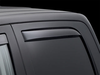 WeatherTech Rear Side Window Deflectors (2PC, Dark Smoke): Dodge Ram Crew Cab 2009 - 2018