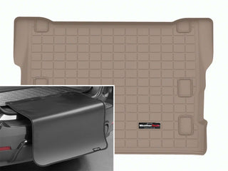 WeatherTech Cargo Liner w/ Bumper Protector Tan: Jeep Wrangler 2024-2025 2.0L Turbo