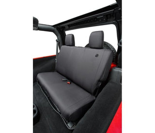 Bestop Rear Seat Covers Black Diamond (REAR): Jeep Wrangler JK 2007-2018 3.6L/3.8L V6