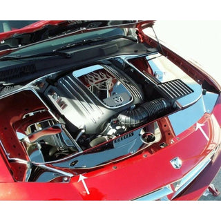 American Car Craft Polished Header Plate: Dodge Charger 2006 - 2010 (All Models)