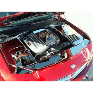 American Car Craft Polished Header Plate: Dodge Charger 2006 - 2010 (All Models)