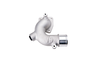 Fleece Performance Replacement Thermostat Housing Aux Port: Ram 2500/3500 2019-2024 6.7L Diesel