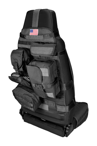 Rugged Ridge Front Cargo Seat Cover Black (FRONT): Fits Jeep 1976-2026