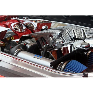 American Car Craft Fuel Rail Covers Polished / Perforated (Aftermarket Air Box): 300C / Challenger / Charger / Magnum 6.1L SRT8 2006 - 2010