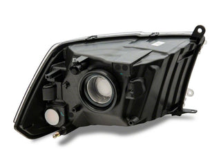 Raxiom Axial OEM Style Replacement Headlights w/ Single Bulb - Chrome Housing (Clear Lens): Fits Most Hemi Models