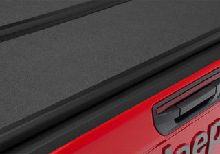 Extang Solid Fold 2.0 Hard Tri-Fold Truck Bed Cover: Fits Most Jeep Gladiator Models (2018-2026) - Black Textured Paint w/ Rail System