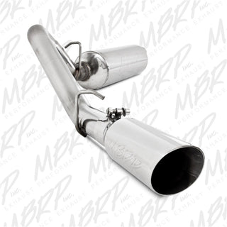 MBRP Cat Back Exhaust System (Single Side Exit): Jeep Wrangler TJ 1997 - 1999 (2.5L & 4.0L)