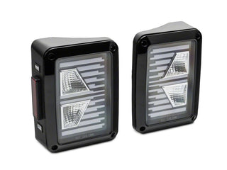 Raxiom Axial Series Vision LED Tail Lights - Black Housing (Clear Lens): Fits Most Hemi Models