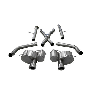 Corsa Xtreme Exhaust System: Jeep Grand Cherokee 6.4L SRT 2012 - 2021