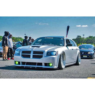 APR Carbon Fiber Front Wind Splitter w/ Rods: Dodge Magnum SRT8 2006 - 2008