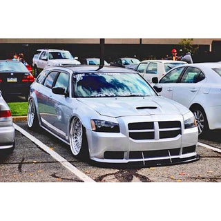 APR Carbon Fiber Front Wind Splitter w/ Rods: Dodge Magnum SRT8 2006 - 2008