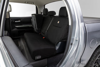 Covercraft Black Super Dux PrecisionFit Custom Front Row Seat Covers: Dodge Durango 2021-2024